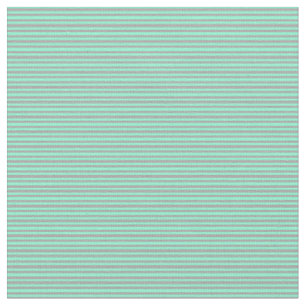Aquamarine und dunkelgraue Linien Stoff