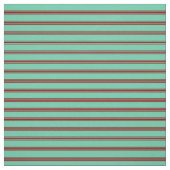 Aquamarine und dunkelrote Muster Stoff (Muster)