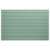Aquamarine und dunkelrote Muster Stoff (Fat Quarter (45,7 x 55,9 cm))