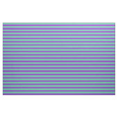 Aquamarine und dunkle violette Linien Stoff (Fat Quarter (45,7 x 55,9 cm))