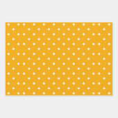 Aquamarine und gelbe Krawatte Set von 3 Geschenkpapier Set (Vorderseite 2)