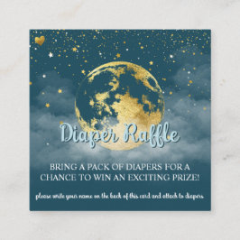 Aquamarine und goldene Windschutzscheibe Begleitkarte