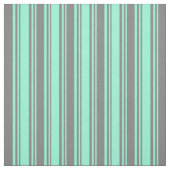 Aquamarine und graue Streifen/Linienmuster Stoff (Muster)