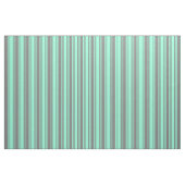 Aquamarine und graue Streifen/Linienmuster Stoff (Fat Quarter (45,7 x 55,9 cm))