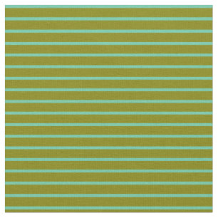 Aquamarine und grüne farbige Linien Stoff
