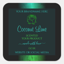 Aquamarine und grüne Marmorflorale Moderne Produkt