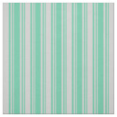 Aquamarine und hellgrau gestreiftes Muster Stoff (Muster)