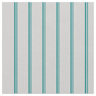 Aquamarine und hellgraue Streifen Stoff