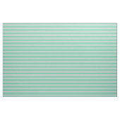 Aquamarine und hellgraues, gestreiftes Muster Stoff (Fat Quarter (45,7 x 55,9 cm))