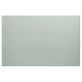 Aquamarine und hellrosa farbene Streifen Stoff (Yard (91,4 cm))
