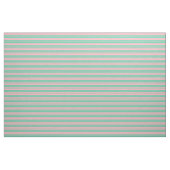 Aquamarine und hellrosa farbene Streifen Stoff (Fat Quarter (45,7 x 55,9 cm))