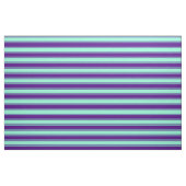 Aquamarine und Indigomuster Stoff (Fat Quarter (45,7 x 55,9 cm))