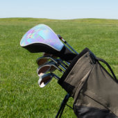 Aquamarine und Lila Irideszierung, Skriptname Golf Headcover (In SItu)