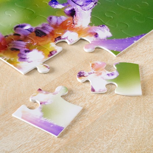 Aquamarine und lila Libelle Puzzle (Seite)