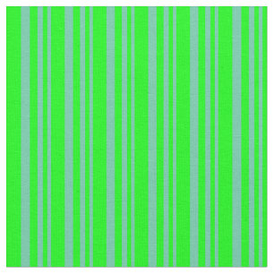 Aquamarine und Limon gefärbtes Linse-/Streifenmust Stoff