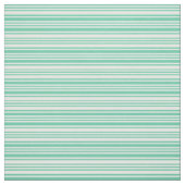 Aquamarine und Minzcreme, gestreift Stoff (Muster)
