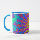 Aquamarine und rosa Burst Tasse (Links)