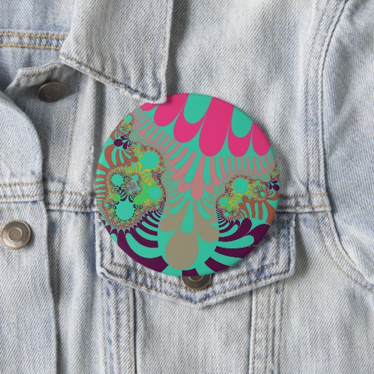 Aquamarine und rosa Mod Button (Beispiel)