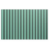 Aquamarine und schwarz gefärbtes Muster Stoff (Fat Quarter (45,7 x 55,9 cm))
