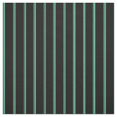 Aquamarine und schwarze Linien Stoff (Muster)