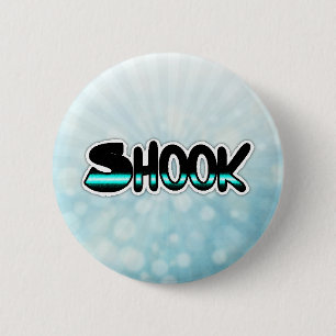 Aquamarine und schwarze Slang-Taste Button
