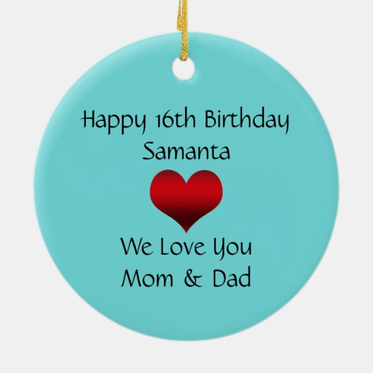 Aquamarine und schwarze Verzierung des Keramik Ornament (Hinten)