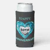 Aquamarine und Silberherzen, 50. Selters Dosenkühler (Seltzer Vorderseite)