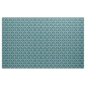 Aquamarine und silberne Art-Deco-Stilelemente Stoff (Yard (91,4 cm))