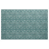 Aquamarine und silberne Kunst-Déco Stoff (Fat Quarter (45,7 x 55,9 cm))
