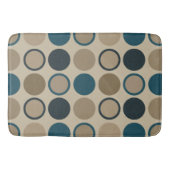 Aquamarine und Touch Circles Badematte (Vorderseite)