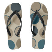 Aquamarine und Touch Circles Badesandalen (Fußbett)