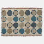 Aquamarine und Touch Circles Decke (Vorderseite)