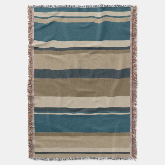 Aquamarine und Touch Circles Decke (Vorderseite Vertikal)