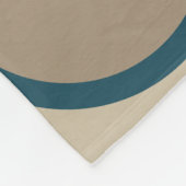 Aquamarine und Touch Circles Fleecedecke (Ecke)