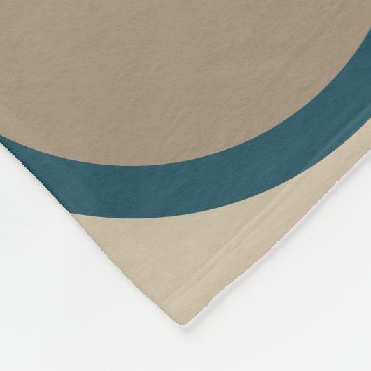 Aquamarine und Touch Circles Fleecedecke (Ecke)