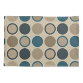 Aquamarine und Touch Circles Kissenbezug (Rückseite)