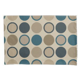 Aquamarine und Touch Circles Kissenbezug