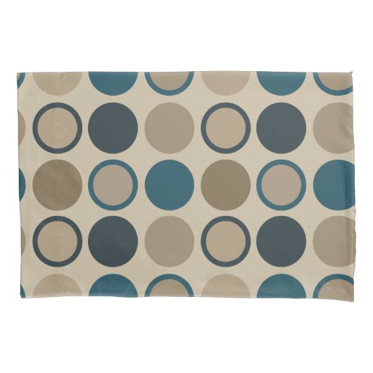 Aquamarine und Touch Circles Kissenbezug (Vorderseite)