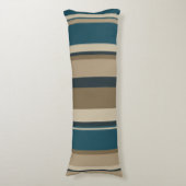 Aquamarine und Touch Circles Seitenschläferkissen (Vorderseite Vertikal)