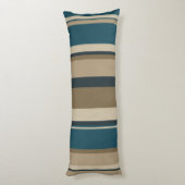 Aquamarine und Touch Circles Seitenschläferkissen (Rückseite (Vertikal))