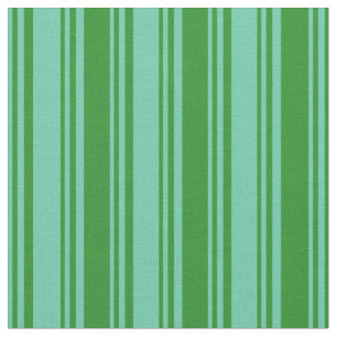 Aquamarine und waldgrüne Farbmuster Stoff