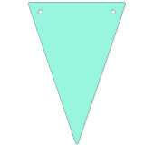 Aquamarine und weiße gestanzte Jagdfahnen Wimpelkette (Zweite Fahne)