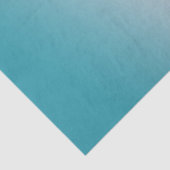 Aquamarine und weiße Steigung Seidenpapier (Ausschnitt)