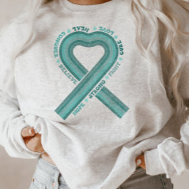 Aquamarine Unterstützung der Multifunktionsleiste Sweatshirt