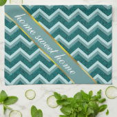 Aquamarine Verzierungsfolie Küchentuch (Gefaltet)