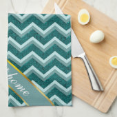 Aquamarine Verzierungsfolie Küchentuch (Viertel Falte)