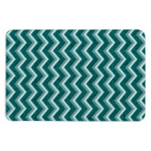 Aquamarine Verzierungsfolie Magnet (Horizontal)