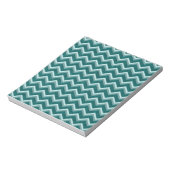 Aquamarine Verzierungsfolie Notizblock (Rotiert)