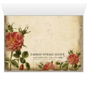 Aquamarine Vintage Eiffel Turm-SahneTischnummern n (Innenansicht Horizontal (Unten))