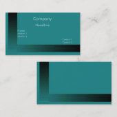 Aquamarine Visitenkarte (Vorne/Hinten)